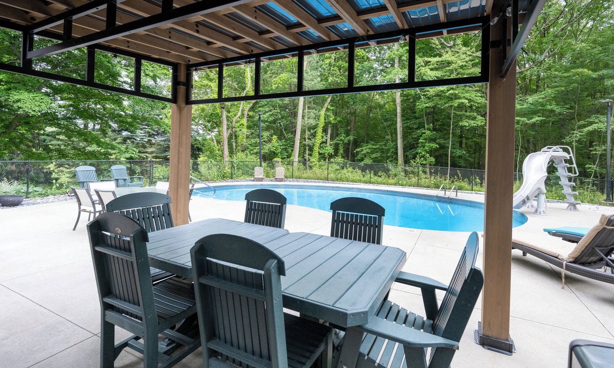 West Olive House | 15-Acre Private Resort | Pool, Sauna, Hot Tub, Sleeps 17