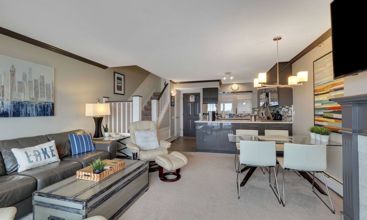 Boyne City Condo | 311 Water Street | Condo with Lake Charlevoix Views | Private Beach Access