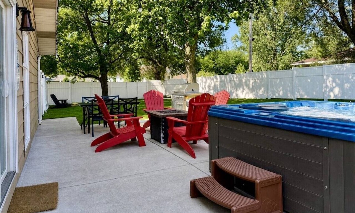 Miller Beach House | Backyard Oasis Near the Beach with Hot Tub, Firepit & Fenced Yard