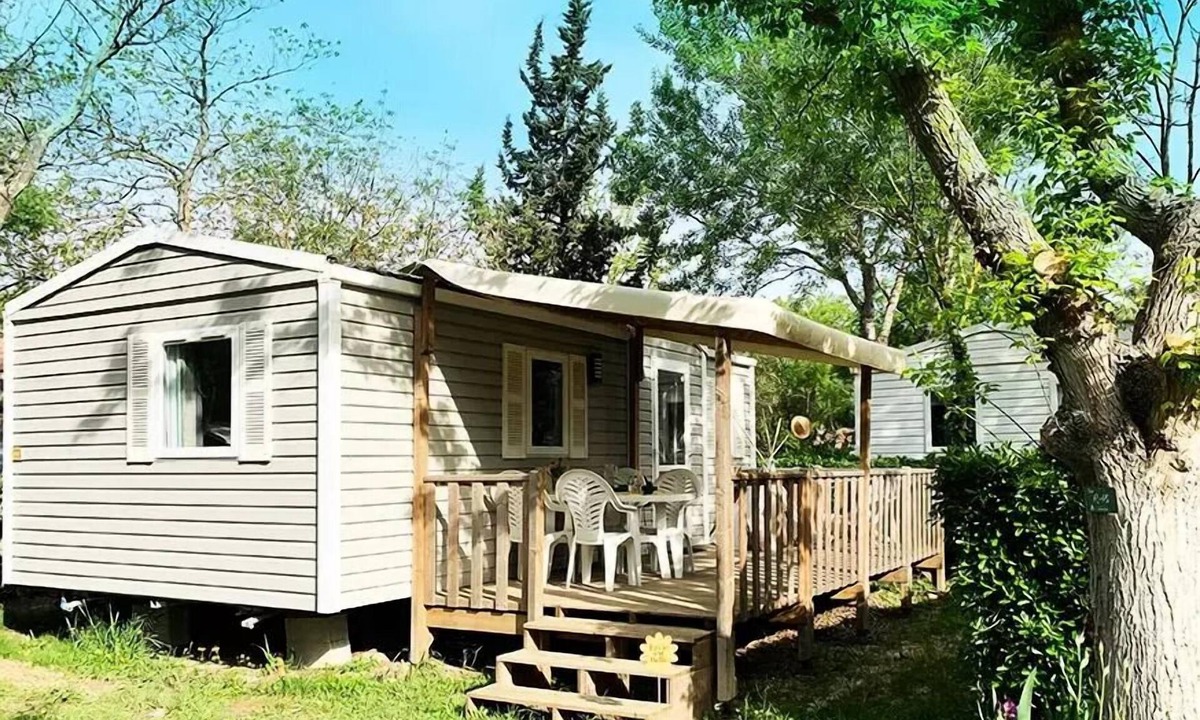 Mirepeisset House | Campsite Le Val de Cesse * - Mobile home WELCOME 27m2 - 2 bedrooms - TV - air conditioning - terrace - 4 people