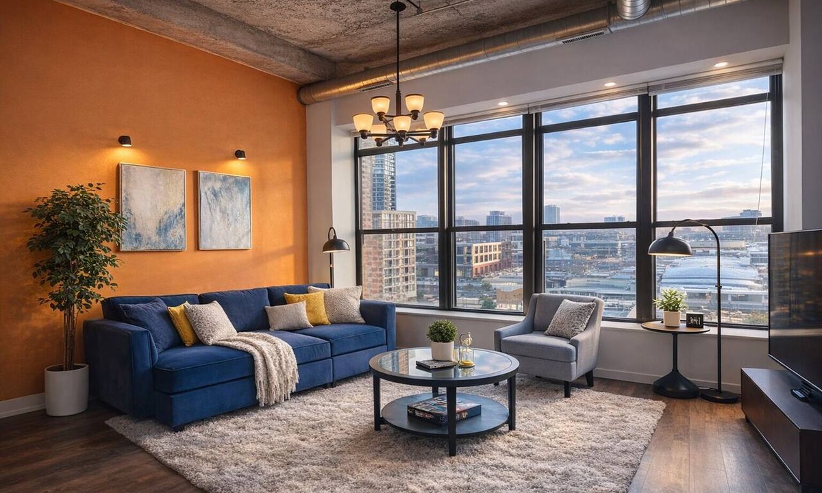 Prairie District Hotel | Chic Cozy 2BR near McCormick + Museum Campus