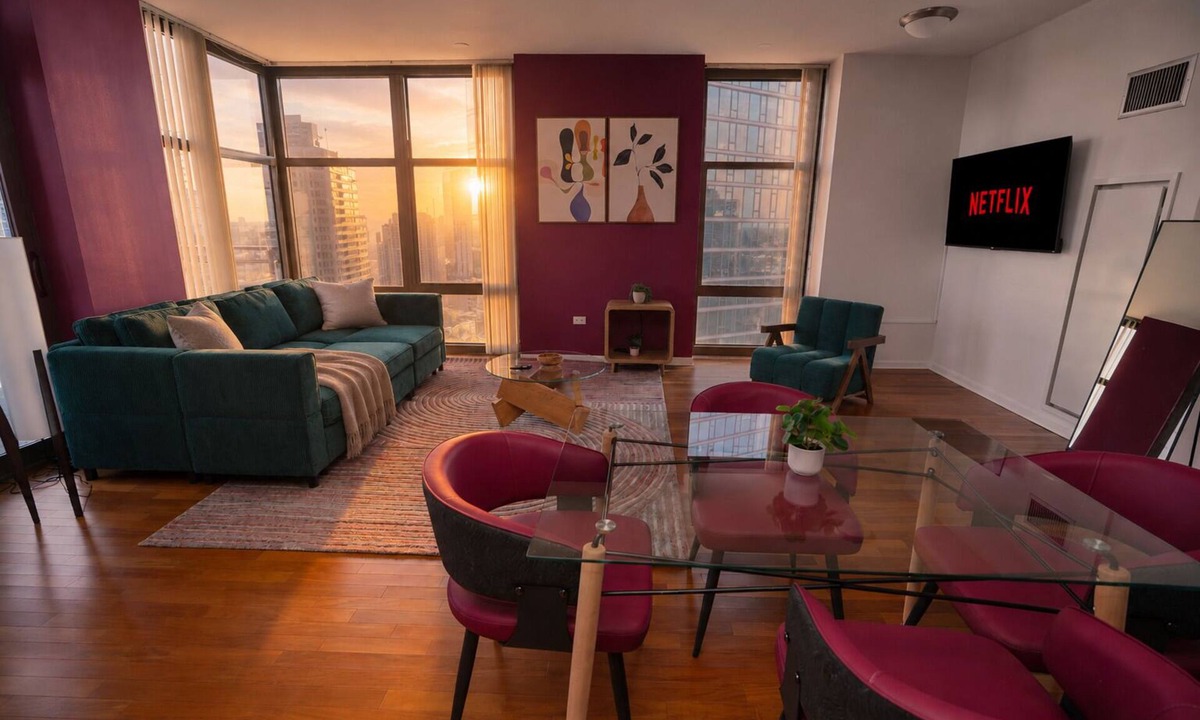 Printers Row Hotel | Chicago 2BR 27th Floor Skyline Views - 5 Min walk Grant Park