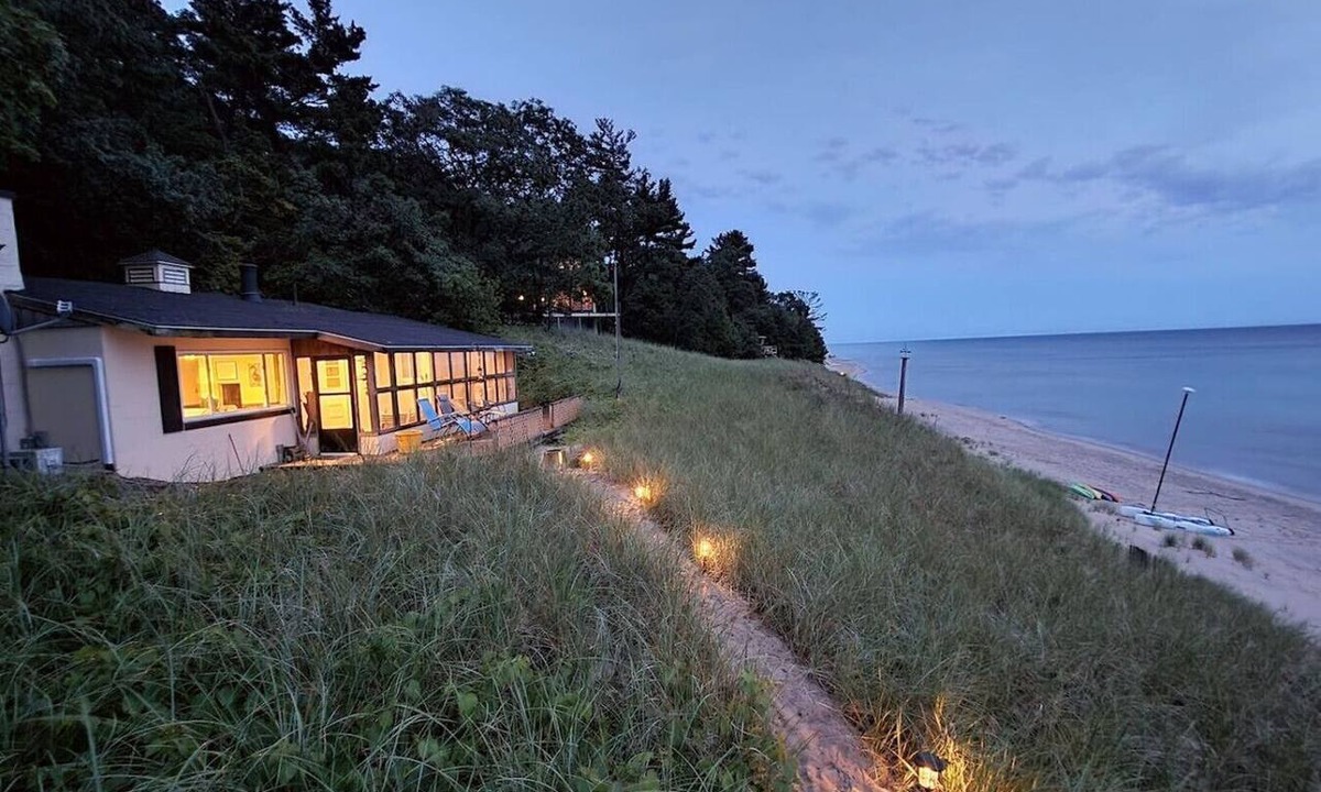 Montague House | Classic Lake Michigan Beach Cottage | Private Beach & Amazing Sunsets