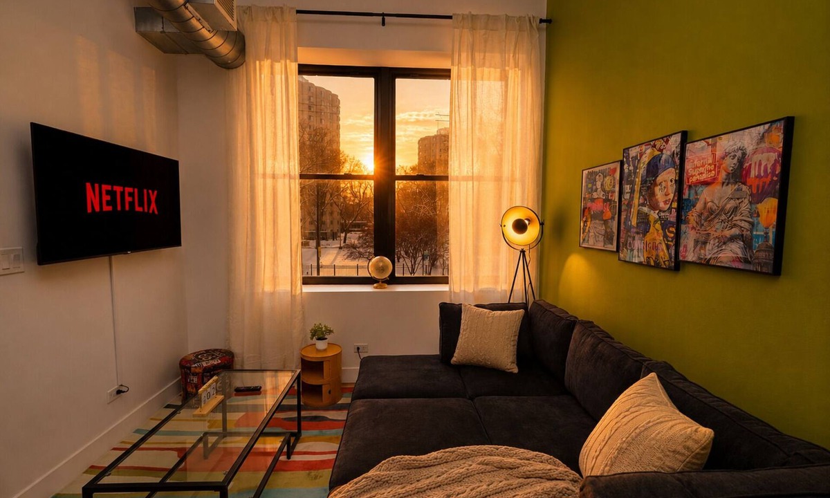 Near South Side Hotel | Cozy smoking Suite Downtown McCormick Lakefront