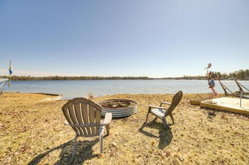 Long Lake House | Deck & Scenic Views: Lakefront Cottage in Hale!