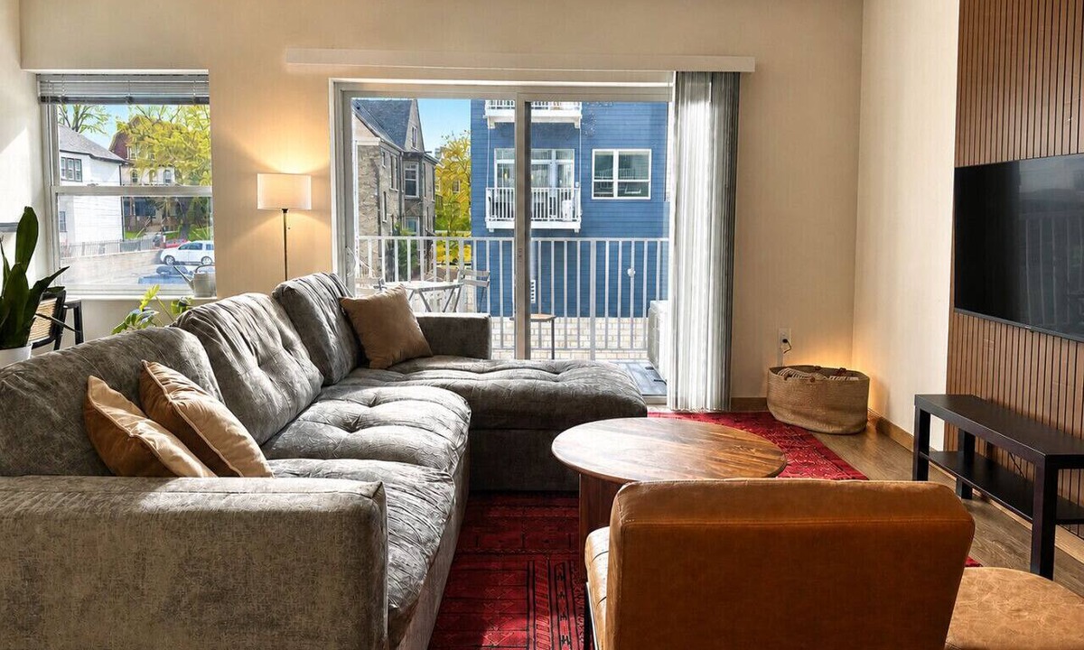 Lower East Side Apartment | East Side 1BR Near Brady St and Fiserv with Balcony | Sleeps 4
