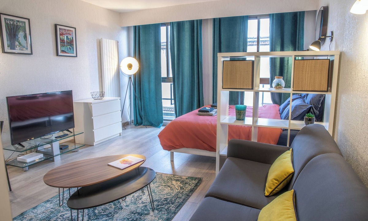 Saint Nicolas - Charles III - Ville vieille - Trois Maisons - Leopold Apartment | Grand Studio Stan Nancy - quiet, cosy, bright