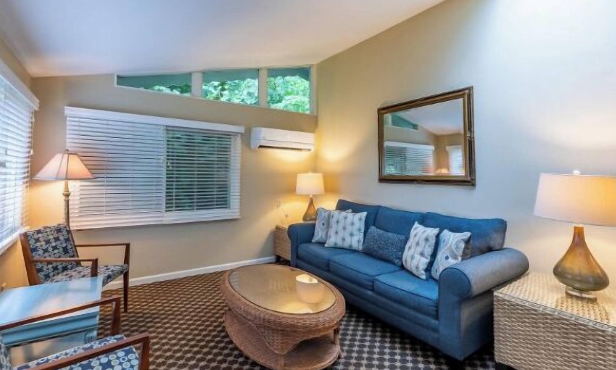 Whitehall Resort | Lake views King bedroom with queen sofa sleeper