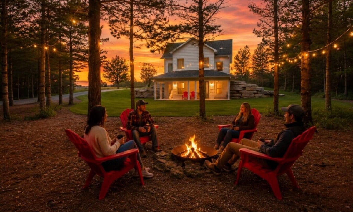Sister Bay House | Luxury Cottage Escape | 2 King Beds + Fire Pit