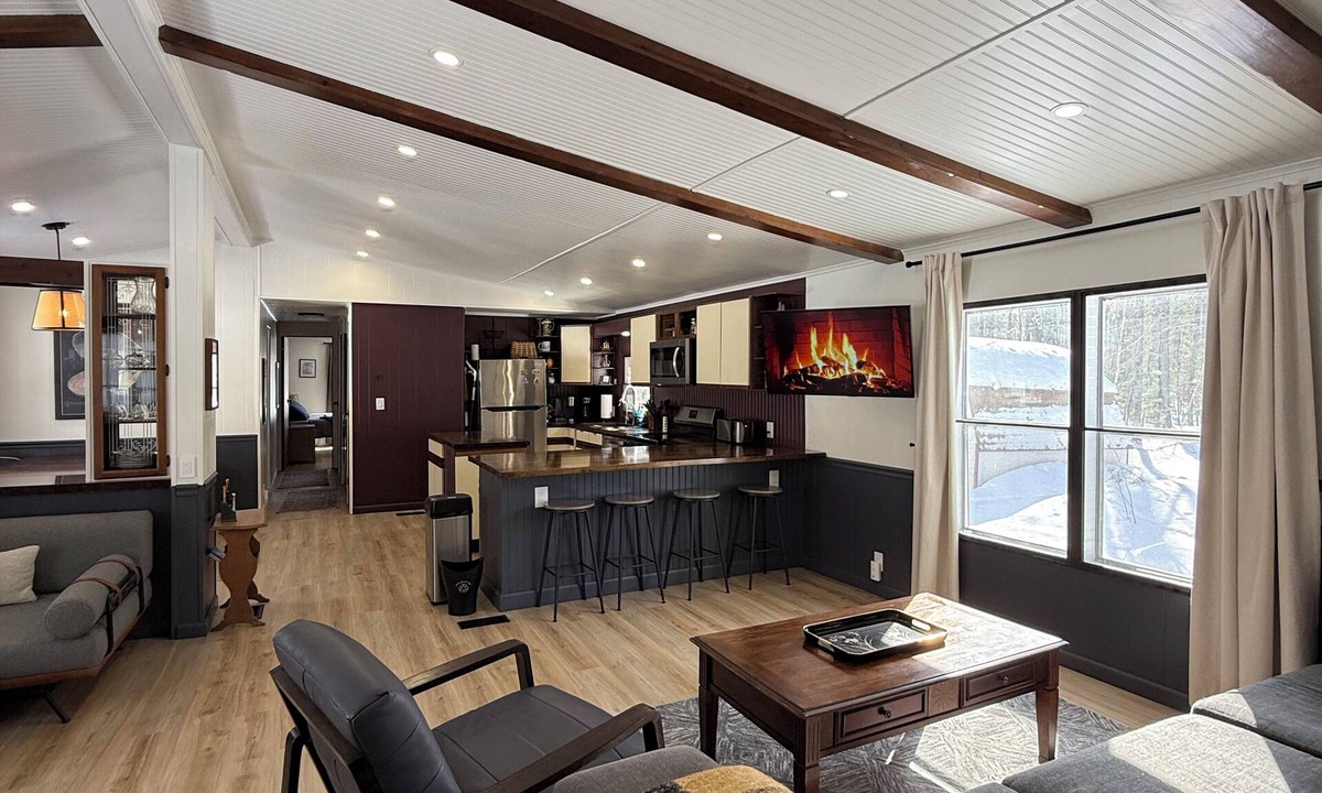 Carp Lake House | Northern Michigan Woodland Retreat Near Mackinac Island, Sleeps 8