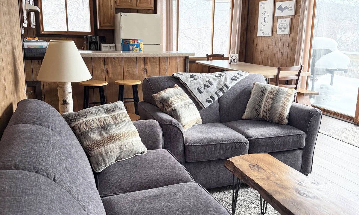 Bessemer House | Spacious northwoods getaway in the Powderhorn Mountain village minutes ski hills