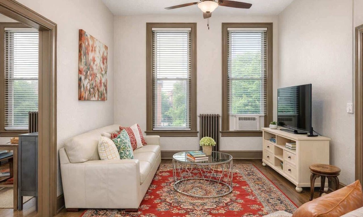 Oshkosh Apartment | Stylish Downtown Loft – Free Parking & City Views!