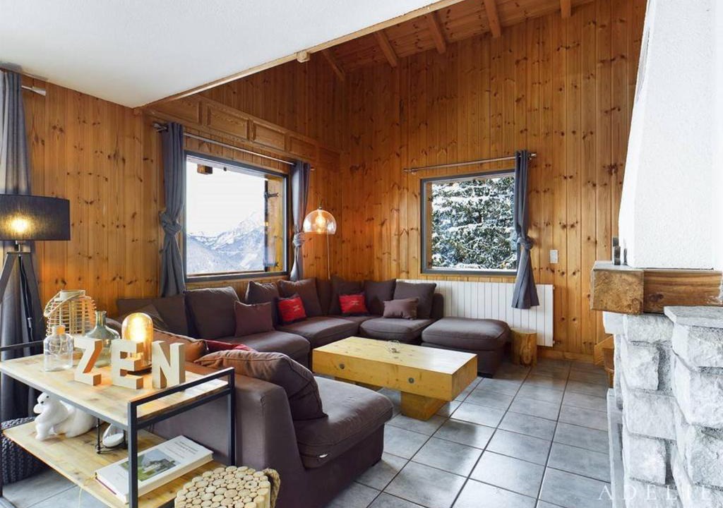 Les Eucherts Apartment | Superbe Duplex Savoyard pour 13 pers. avec Cheminée et Balcons, à 300m des Pistes - FR-1-398-616