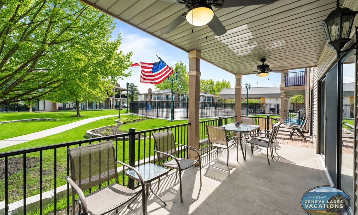 Fontana-on-Geneva Lake Condo | Vip Cabana at Abbey Villas- Steps to the pool