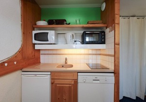 50m from resort center, 16th floor, view valley, tv, 29m², Les Arcs