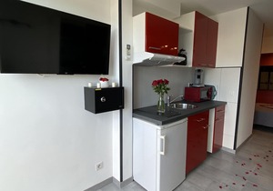 Apartment nudist village cape d'Agde, small sea view