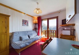 Charmant Studio 2/4 pers, centre-station, balcon sud, proche des pistes, parking inclus - FR-1-398-574