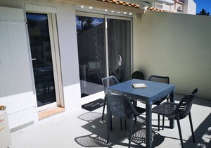 Cozy Air-Conditioned Apartment with Pool Access, Terrace, and Secure Parking