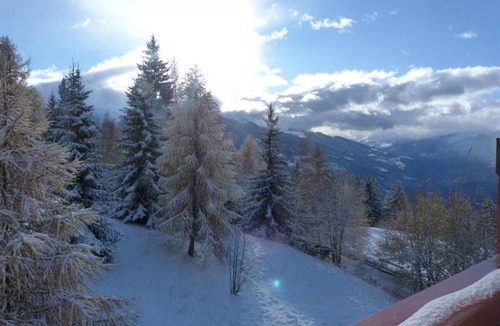 Arc-1800 Apartment | 100m from resort center, 4th floor, view mountain, balcony, tv, 24m², Les Arcs