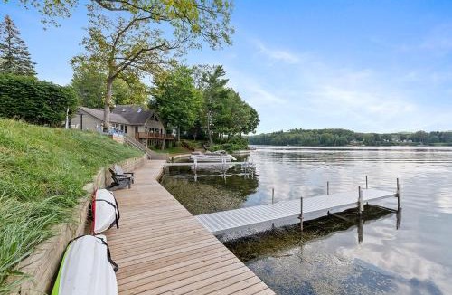 Newaygo House | 2 Lakefront Cottages with Docks, Bikes, BBQ