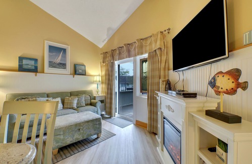 Charlevoix Condo | 202 Pointes North | Bridge View | Downtown Charlevoix | Indoor/Outdoor Pool