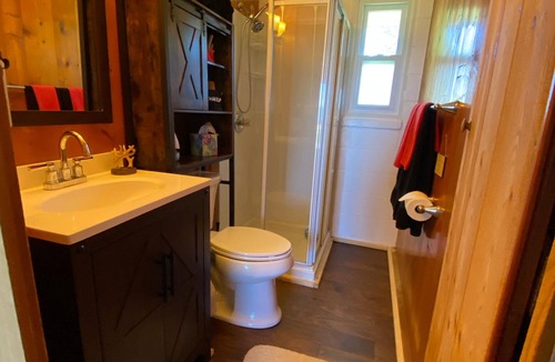 Presque Isle Resort | 3 lakefront cottages private yard and beach with dock.