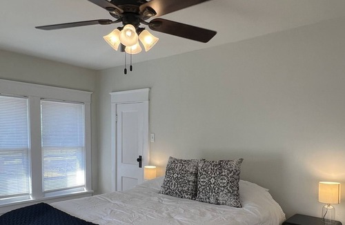 Mishawaka House | 3 mi. to Notre Dame Campus-Historic charm on Mishawaka Riverwalk with cozy patio