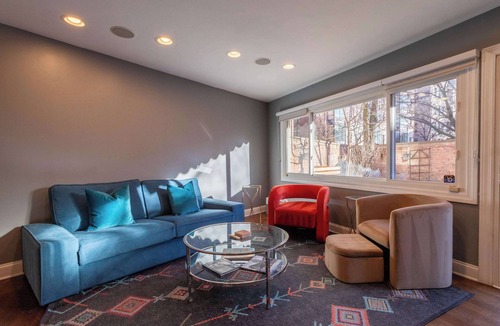 Mid-North District House | 3-Story Townhome, Free Parking, Private Patio, Washer-Dryer