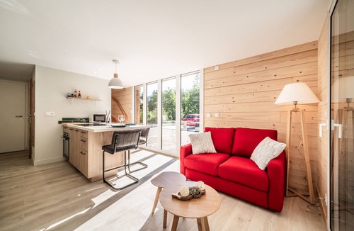 Saxel Apartment | Apartment 'Flocon Spa-terrasse Privatisés' with Private Terrace and Wi-Fi