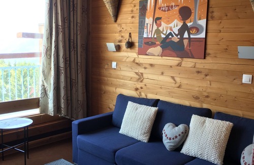 Arc-1800 Apartment | Arcs 1800, charming studio 4 people, south-west expo, terrace, panoramic view.