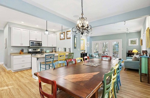 Douglas House | Beach Glass: Walk to Lake Michigan Beach, Pet-Friendly, Hot Tub, Screen Porches