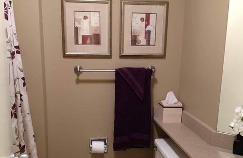 Acme Condo | Beachfront Condo has jacuzzi, 2 bathrms, kitchen, living room, bedroom & patio.