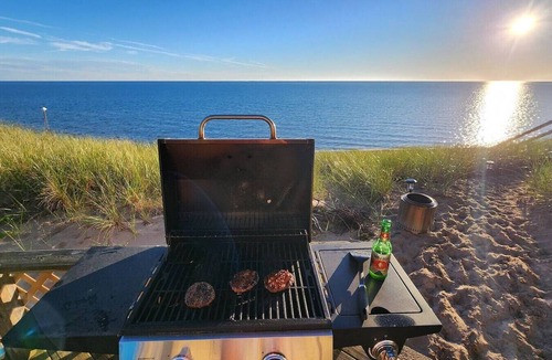 Montague House | Classic Lake Michigan Beach Cottage | Private Beach & Amazing Sunsets