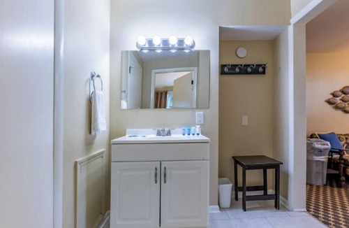 Whitehall Resort | Cottage E - Handicap accessible entrance ramp. 2 bedrooms