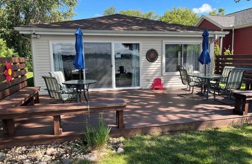 Lake Odessa House | Cozy Cottage Retreat on Jordan Lake with Amazing Views and Great Fishing