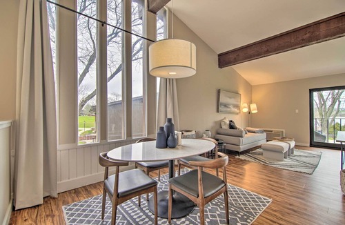 Lake Geneva Apartment | Cozy Lake Geneva Retreat With Year-round Views!