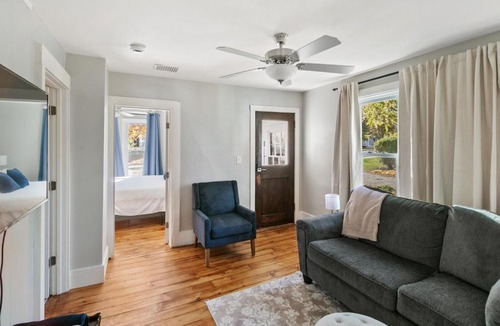 Libertyville Apartment | Cozy Spot in Heart of Libertyville Near Naval Base