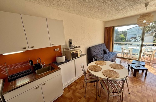 Port-la-Nouvelle Apartment | Cozy Studio with Balcony, 300m from Beach - Sleeps 3