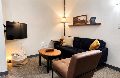 Westown Apartment | Cream City Industrial Loft Near Fiserv with Parking | Suite 1 | Sleeps 8