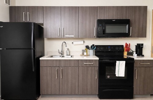 Westown Apartment | Cream City Industrial Loft Near Fiserv with Parking | Suite 2 | Sleeps 8