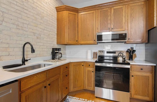 Elk Rapids Apartment | Downtown View - River Street Lofts | Lake Michigan