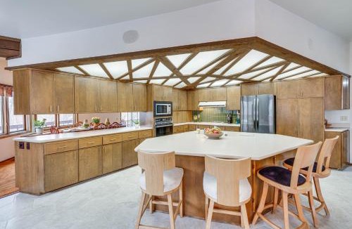 Hubertus House | Eclectic Hubertus Home w/Game Room & Fire Pit!