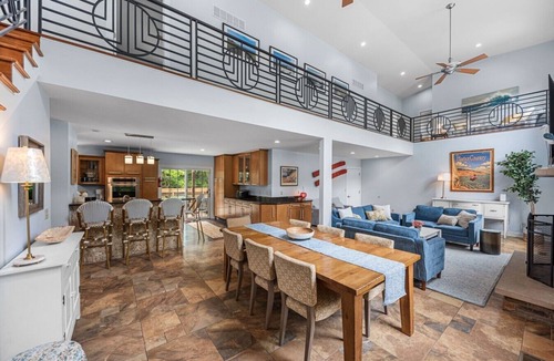 Lakeside House | Heated year-round pool, hot tub, close to Lake Michigan beaches!