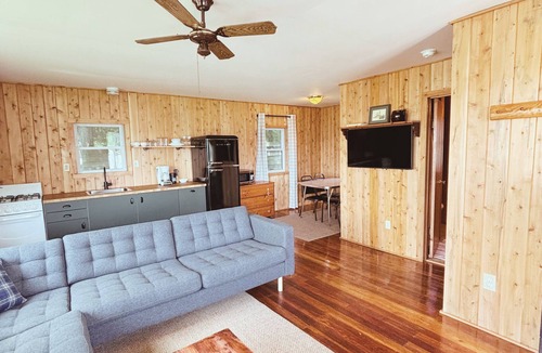 Hessel Cabin | Hessel Bay Cabin 1: Lake Huron waterfront resort cabin sleeps 2.
