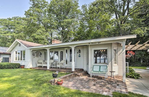 Cadillac Cottage | Idyllic Lakefront Haven w/ Patio & Fire Pit!