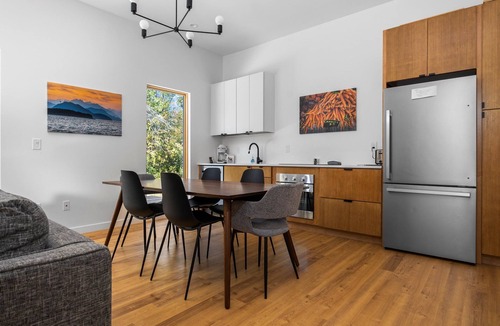 Acme House | KOTI 7 (Two Bedroom) Traverse City's Scandinavian Cabins, vacation home on TART & mins to Traverse C.