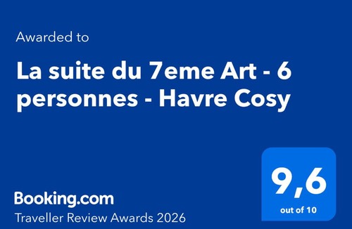 Orthez Apartment | La suite du 7eme Art - 6 personnes - Havre Cosy
