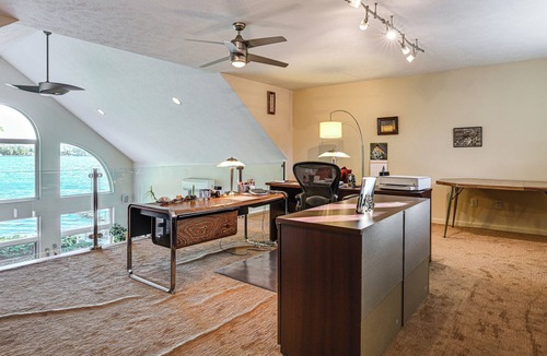 Lake Odessa House | 'Lake Garden House' w/Hot Tub & Dock