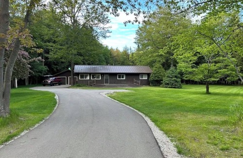 Escanaba House | Lake Michigan Retreat Beach Access Fire Pit