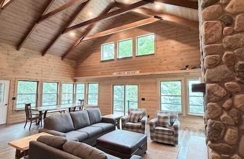 Presque Isle Apartment | Lakefront Loon Lodge